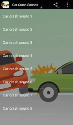 Car Crash Prank Sounds android App screenshot 0